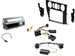 Installationskit BMW 3-Serie E90 06-14, Manuell A/C, Silver