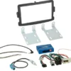 Installationskit 2-DIN Dacia/Fiat/Nissan/Opel/Renault, svart - OEM NAV