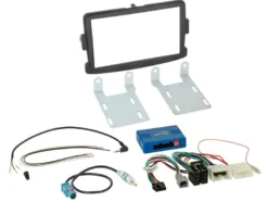 Installationskit 2-DIN Dacia/Fiat/Nissan/Opel/Renault, svart - OEM NAV