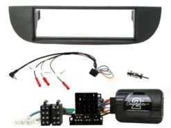 Installationskit 1-Din Fiat 500 2007 - 2015 Svart
