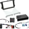 Installationskit 2-DIN med prylfack Seat/Skoda/VW