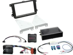 Installationskit 2-DIN med prylfack Seat/Skoda/VW