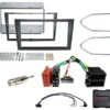 Installationskit 2-DIN Opel svart