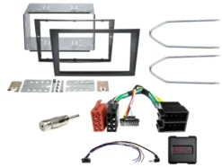 Installationskit 2-DIN Opel svart