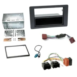 Installationskit 1/2-DIN till Saab 9-5 2006-2010 (utan rattstyrning)
