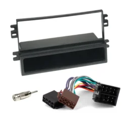 Installationskit Saab 9-3 OG m/ AS2, 1-DIN med prylfack (utan rattstyrning)