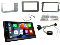 Installationskit VW 2-DIN (MIB-PQ) & JVC KW-M785DBW