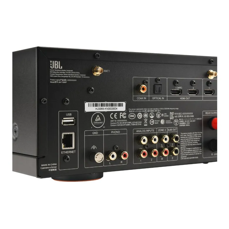 JBL MA7100HP 7.2-kanals hemmabioförstärkare, svart