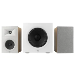 JBL Stage 250B med 200P, 2.1 högtalarpaket vitt
