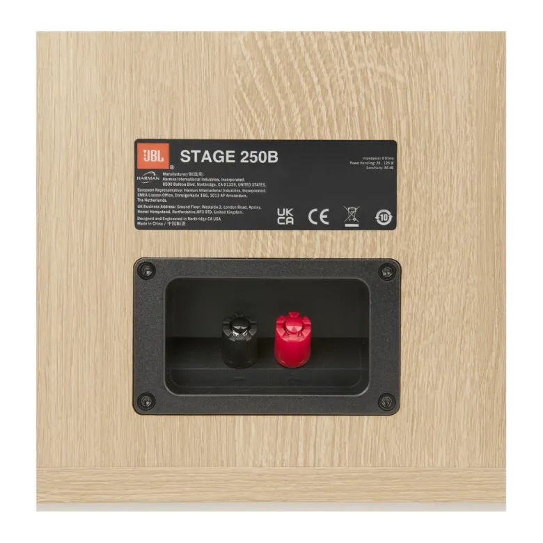 JBL Stage 250B stativhögtalare, vitt par