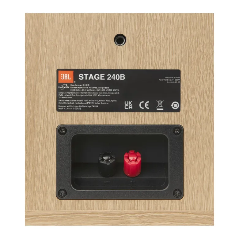 JBL Stage 240B stativhögtalare, vitt par