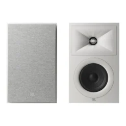 JBL Stage 250B 2.0 stereopaket med WiiM Amp Pro, vit