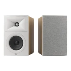 JBL Stage 250B 2.0 stereopaket med WiiM Amp Pro, vit