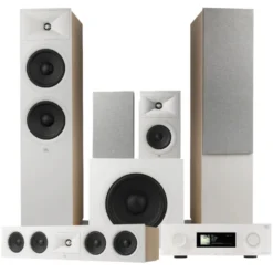 JBL Stage 280F 5.1 hemmabiopaket med MA7100HP, vit