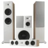JBL Stage 280F 5.1 högtalarpaket med 220P och center, vitt