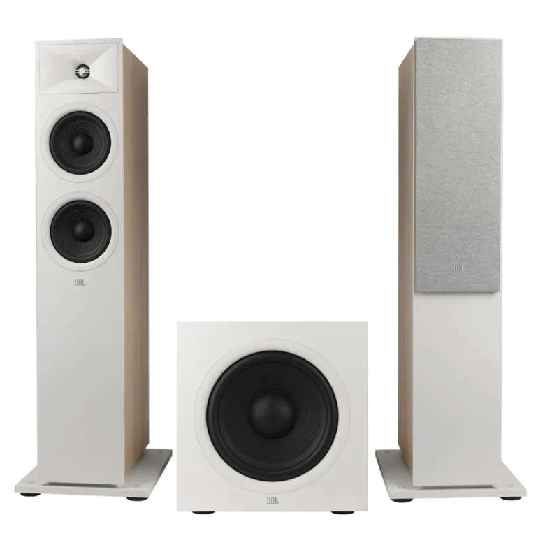 JBL Stage 260F med 220P, 2.1 högtalarpaket vitt