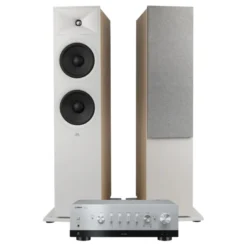JBL Stage 280F 2.0 stereopaket med R-N800A, vit