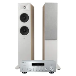 JBL Stage 260F 2.0 stereopaket med R-N600A, vit