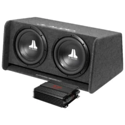JL Audio CP212-W0v3 med Bass Habit RA1200W, 2x12" baspaket