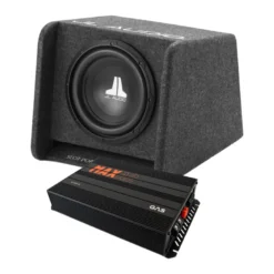 JL Audio CP110-W0v3 med GAS MAX A2-800.1D, baspaket