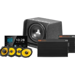 JL Audio 1x12 tums helhetspaket med Kenwood DMX5020BTS