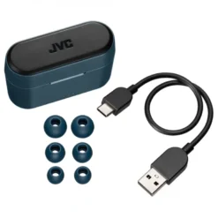 JVC HA-A9T trådlösa in-ear hörlurar, blå