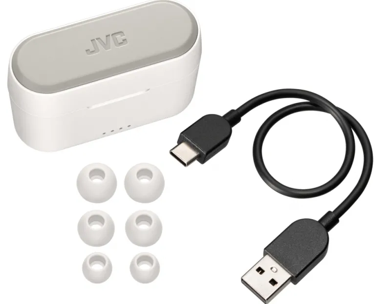 JVC HA-A9T trådlösa in-ear hörlurar, vit