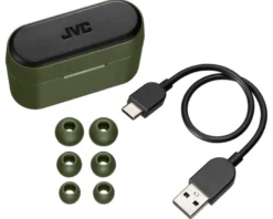 JVC HA-A9T trådlösa in-ear hörlurar, grön