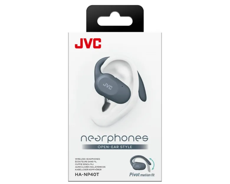 JVC HA-NP40T trådlösa hörlurar, blå