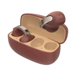 JVC HA-NP1T trådlösa hörlurar, maroon