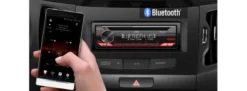 JVC KD-T822BT, bilstereo med Bluetooth, CD-spelare, AUX och USB