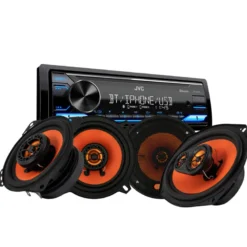 JVC KD-X382BT & GAS MAD X1-högtalare, bilstereopaket