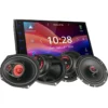JVC KW-M593BT & Bass Habit PLAY-högtalare, bilstereopaket