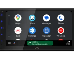 JVC KW-M593BT, bilstereo med CarPlay, Android Auto och 2+1 par lågnivå