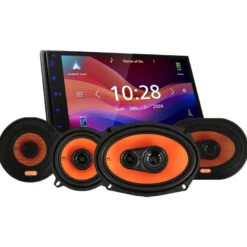 JVC KW-M593BT & GAS MAD X2-högtalare, bilstereopaket