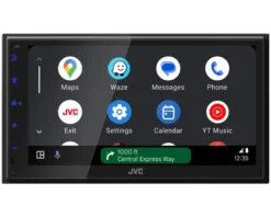 JVC KW-M695DBW, bilstereo med DAB, trådlös Carplay & Android Auto, returexemplar