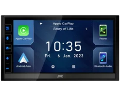 JVC KW-M785DBW, bilstereo med trådlös CarPlay & Android Auto