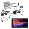 JVC KW-M695DBW bilstereopaket till Audi A4/Seat Exeo 01-08