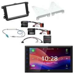 JVC KW-M695DBW bilstereopaket till VW 2004-