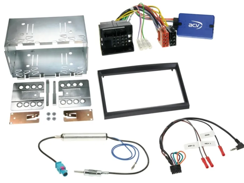 JVC KW-M695DBW bilstereopaket till Citroen/Fiat/Peugeot/Toyota