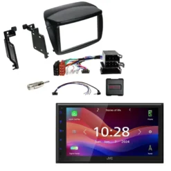 JVC KW-M695DBW bilstereopaket till Fiat Doblo/Opel Combo D