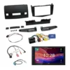 JVC KW-M695DBW bilstereopaket till Mercedes C-klass 2007-2011 (med knappar)