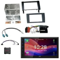 JVC KW-M695DBW bilstereopaket till Mercedes SLK R171 2004-2008