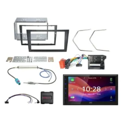 JVC KW-M695DBW bilstereopaket till Opel 2005-