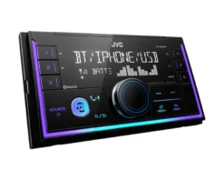 JVC KW-X850BT & Bass Habit Play-högtalare, bilstereopaket