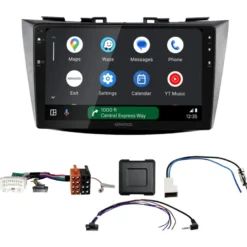 Kenwood DMX80AXS bilstereopaket till Suzuki Swift och Ertiga