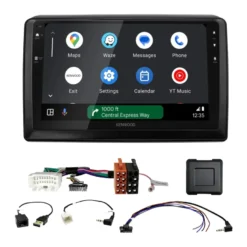 Kenwood DMX80AXS bilstereopaket till Suzuki Swift 2017-2024, matt svart
