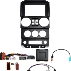 Kenwood DMX80AXS bilstereopaket till Jeep Wrangler 4-dörrars 2007-2010