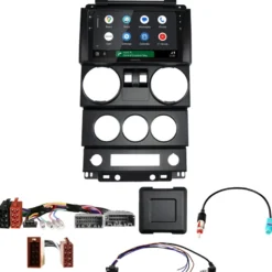 Kenwood DMX80AXS bilstereopaket till Jeep Wrangler 2-dörrars 2007-2010