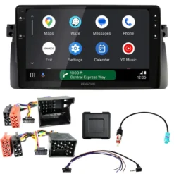 Kenwood DMX80AXS bilstereopaket till BMW 3-serie E46 1998-2007